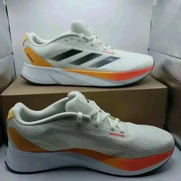 adidas Other - NEW Adidas Duramo Sl Mens 13 IE7966 running shoes white/orange  distance